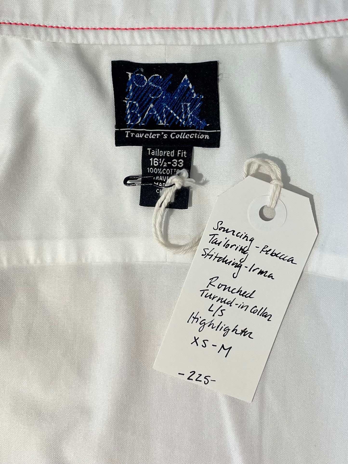 White Ruched Long Sleeve