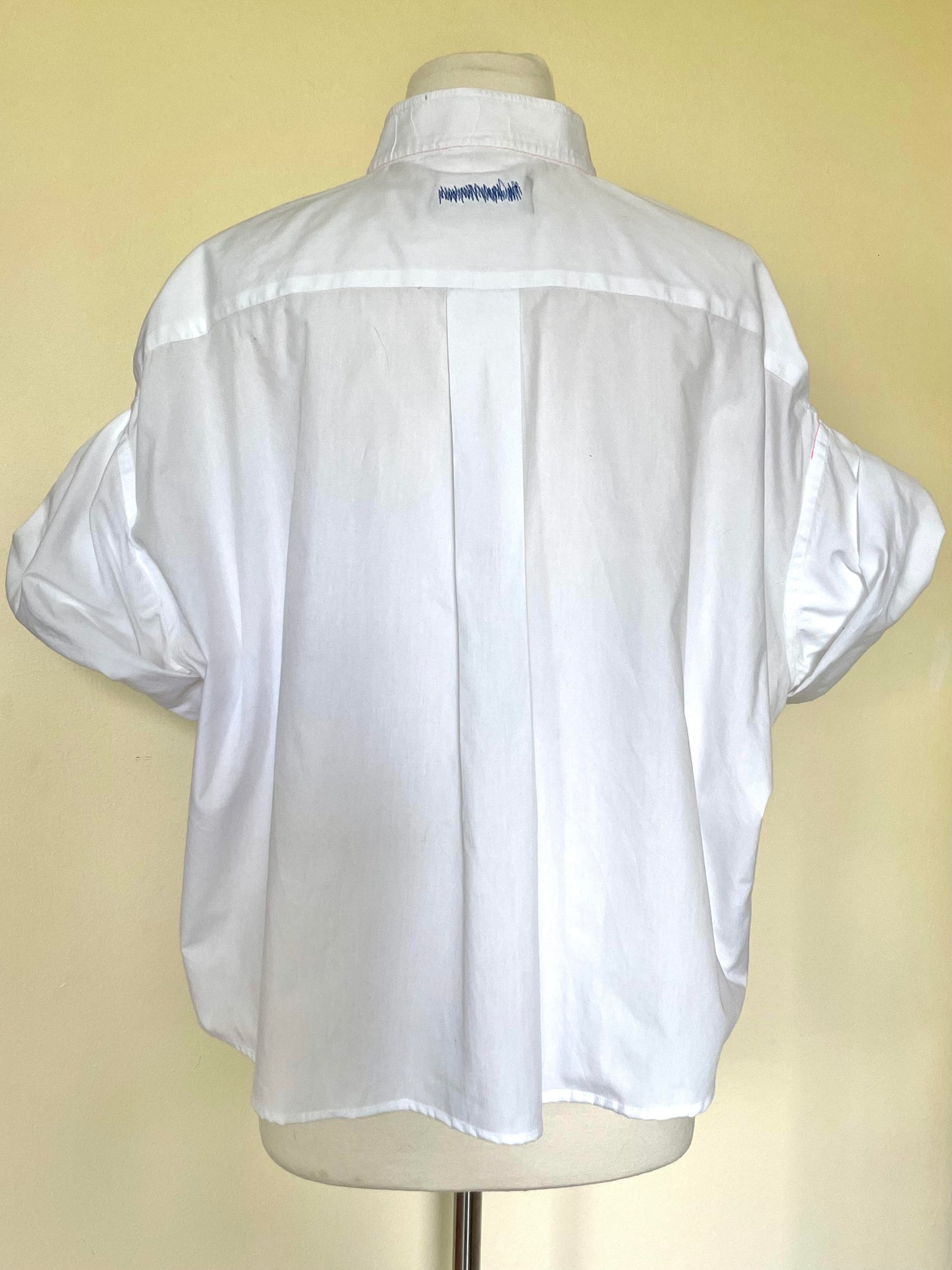 White Short Sleeve Crop