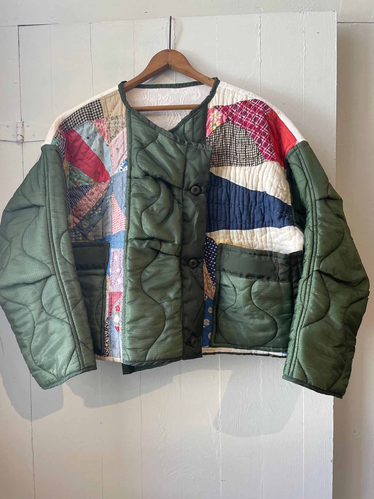 Cropped Quilted Jacket