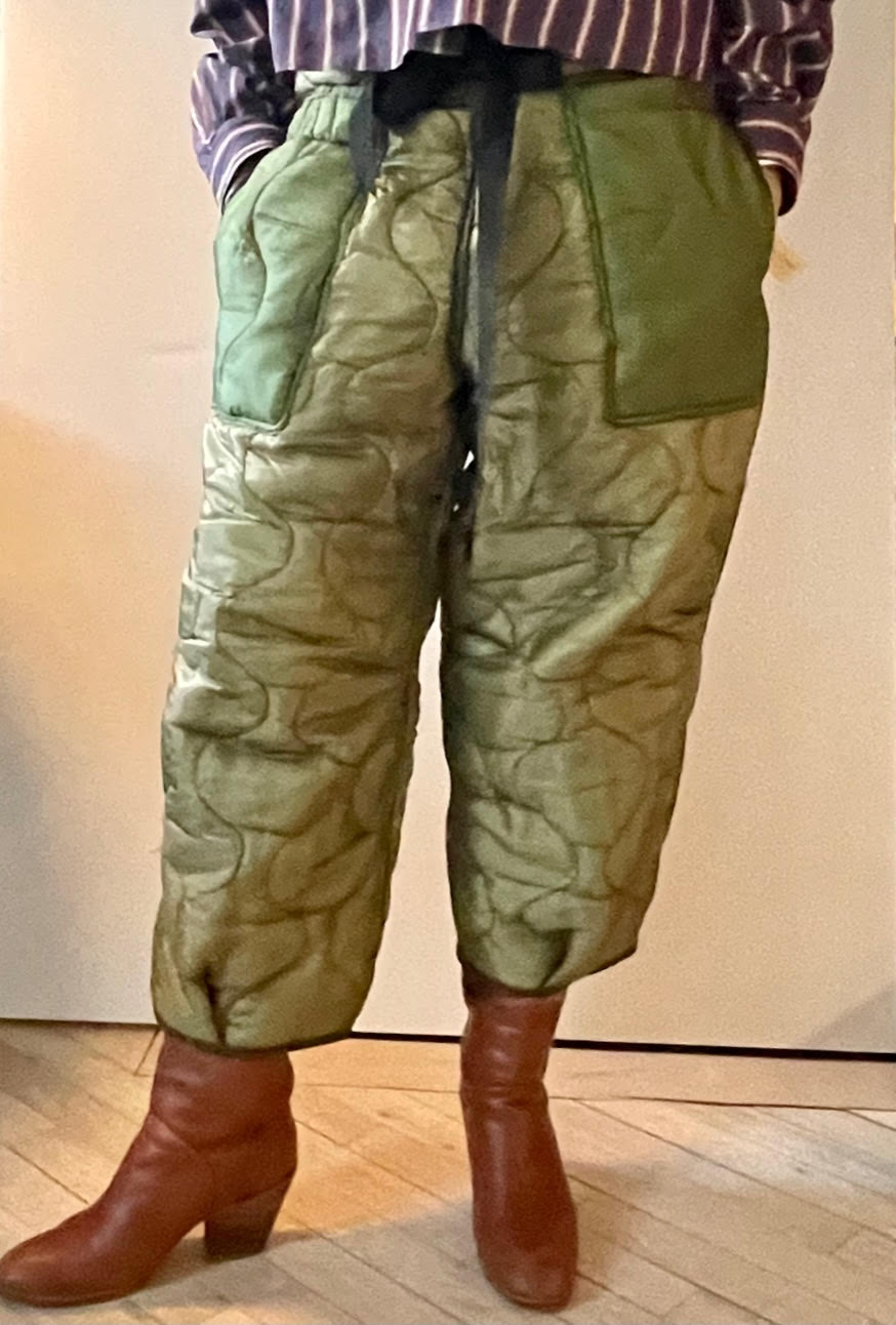 Quilted Surplus Pants